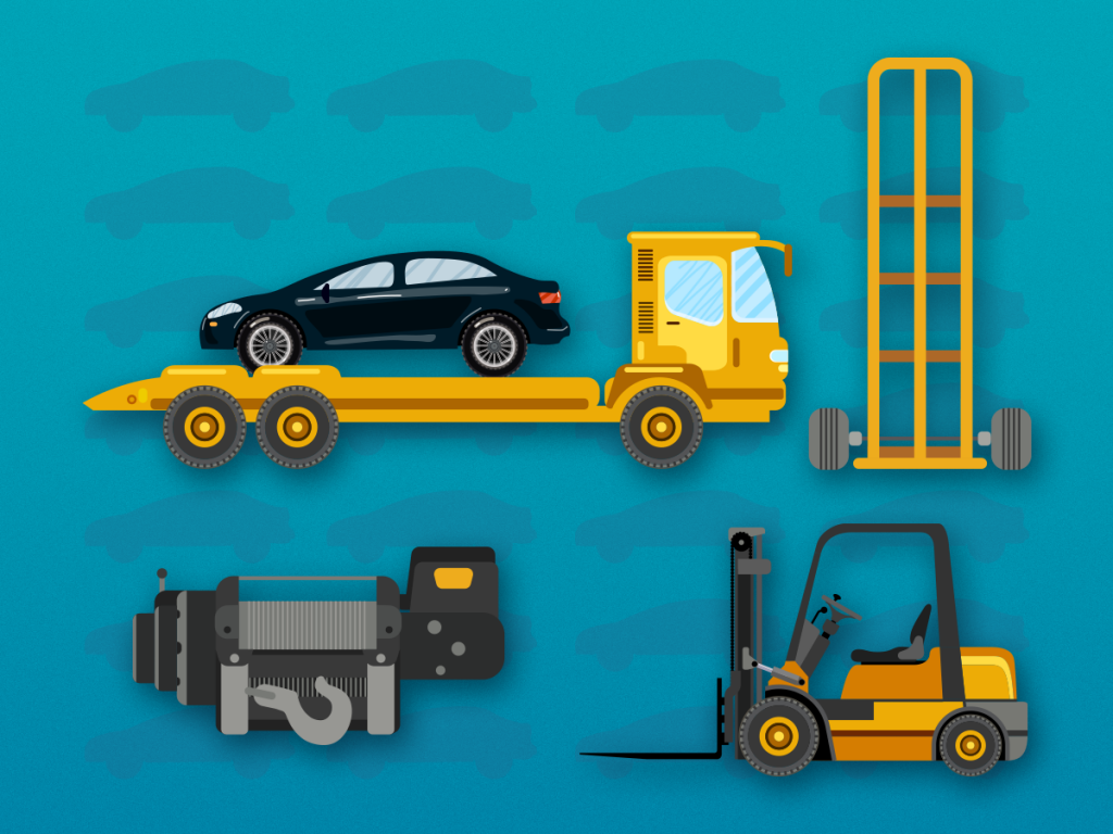 Unloading Your Vehicle at its Destination - EasyHaul Blog