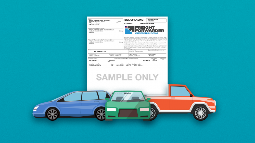 car shipping documents