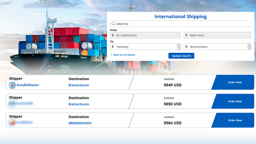 shipping services