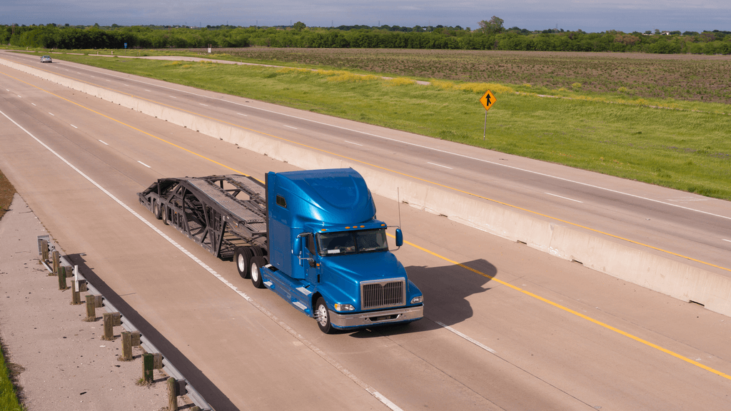 Blue-Big-Rig-Semi-Truck Image